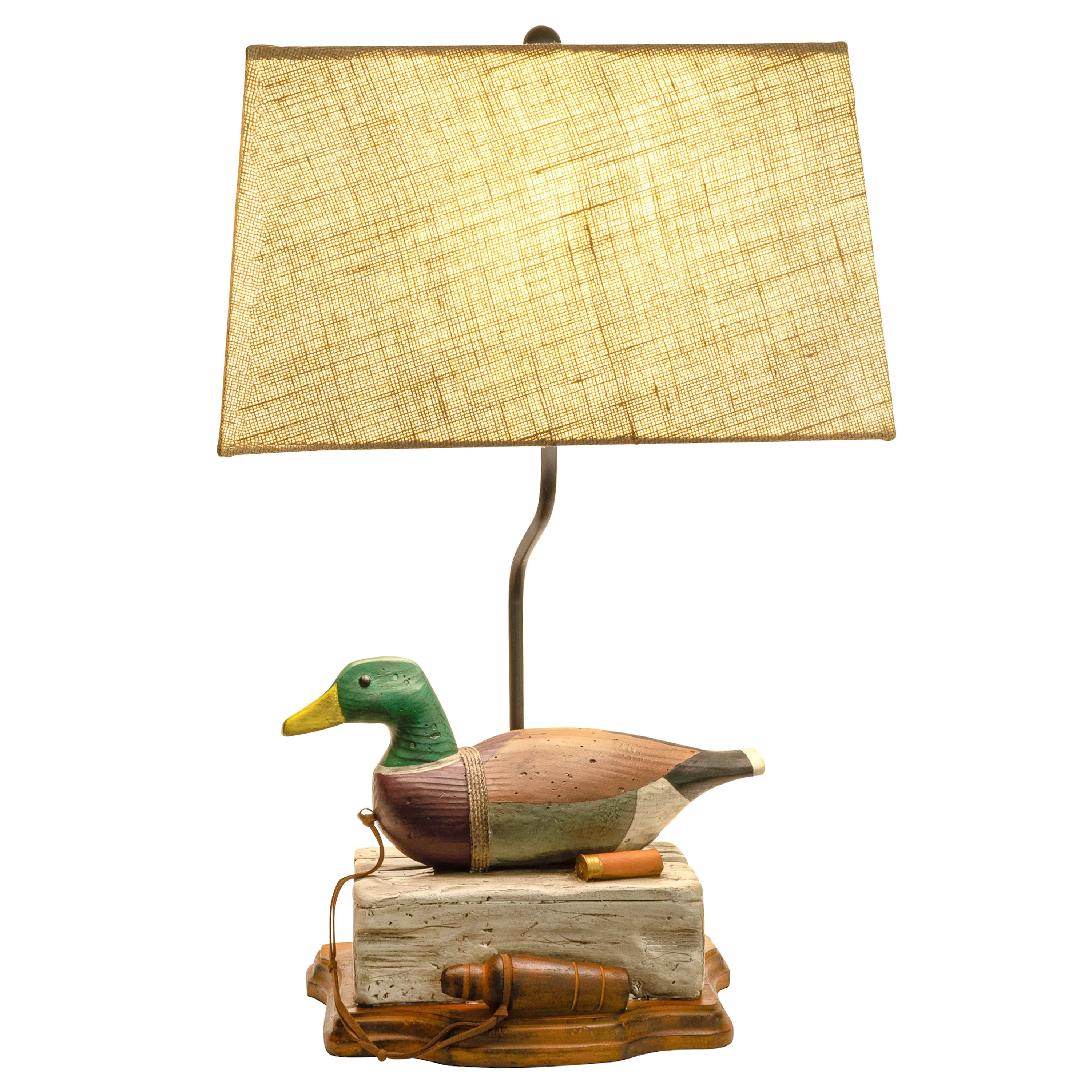 26.5”H Mallard Decoy Table Lamp