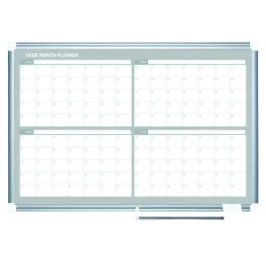 4-Month Planners, Aluminum Frame