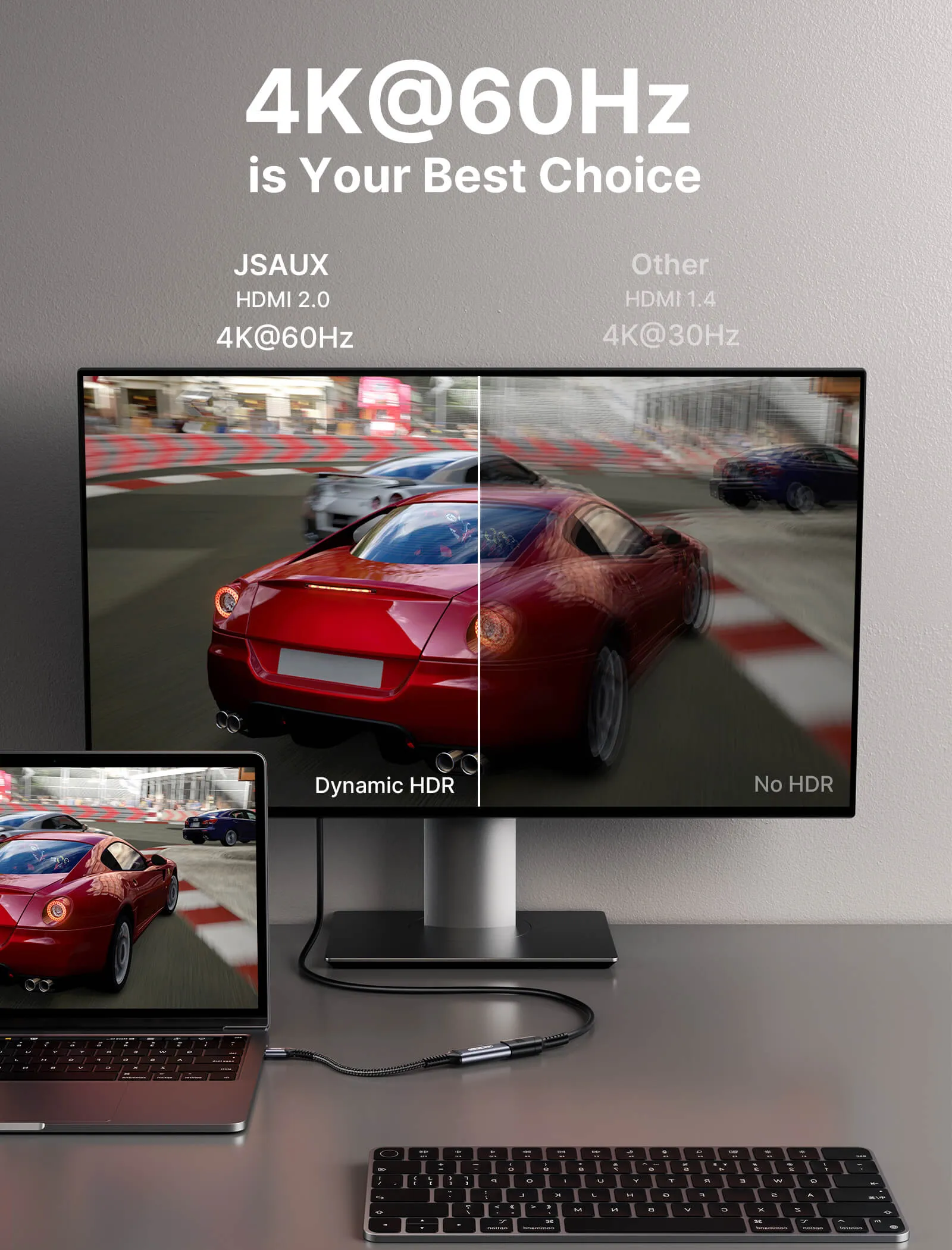 4K USB-C to HDMI Cable 2K@144Hz