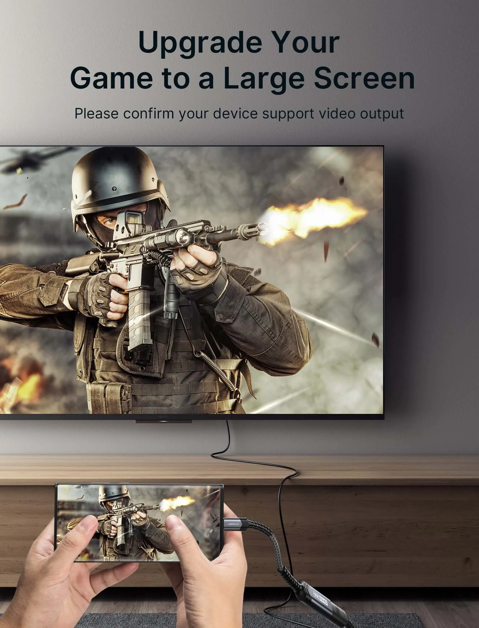 4K@30Hz USB-C to HDMI Cable