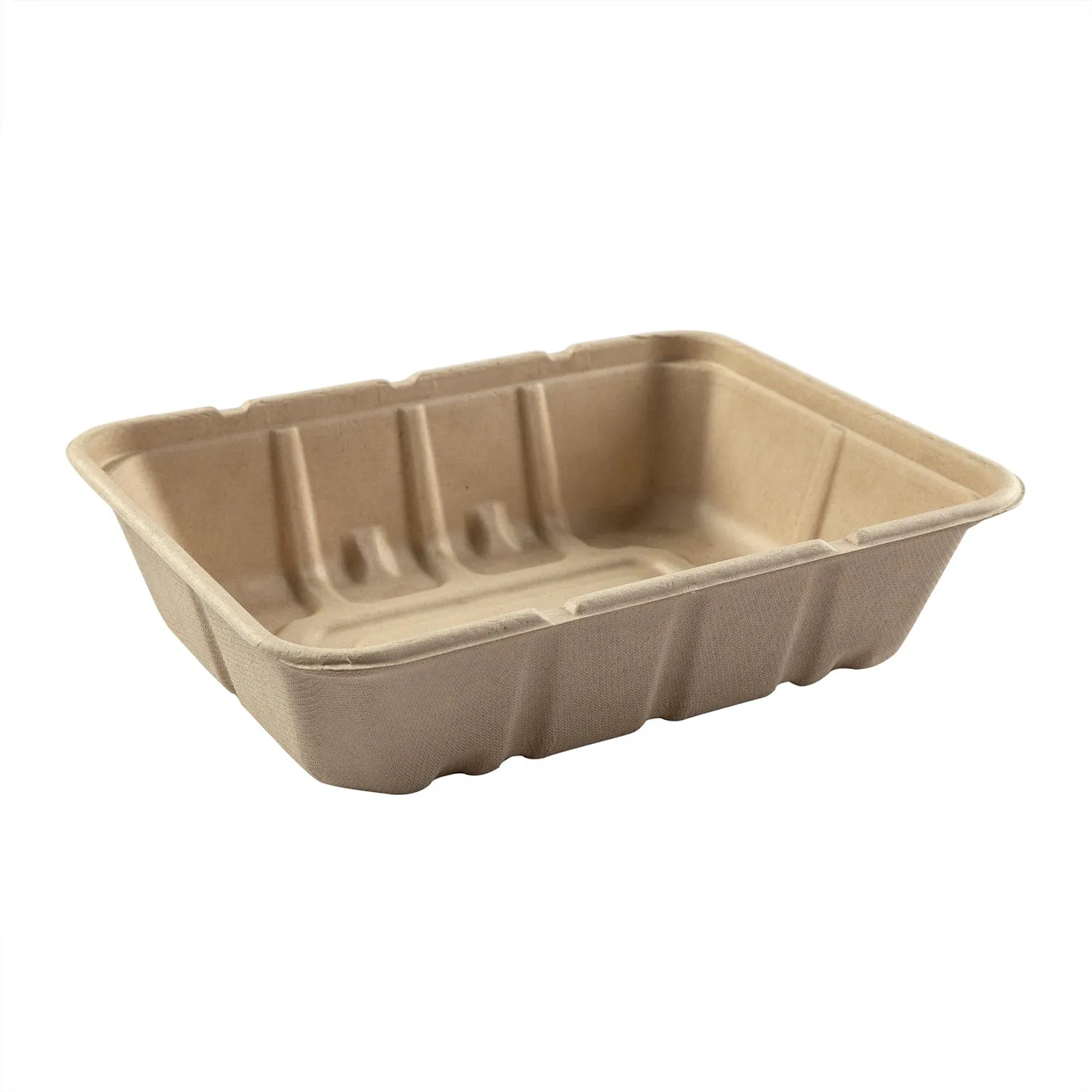 7 x 9 x 2.25" Shallow Tan Tub, Case of 200