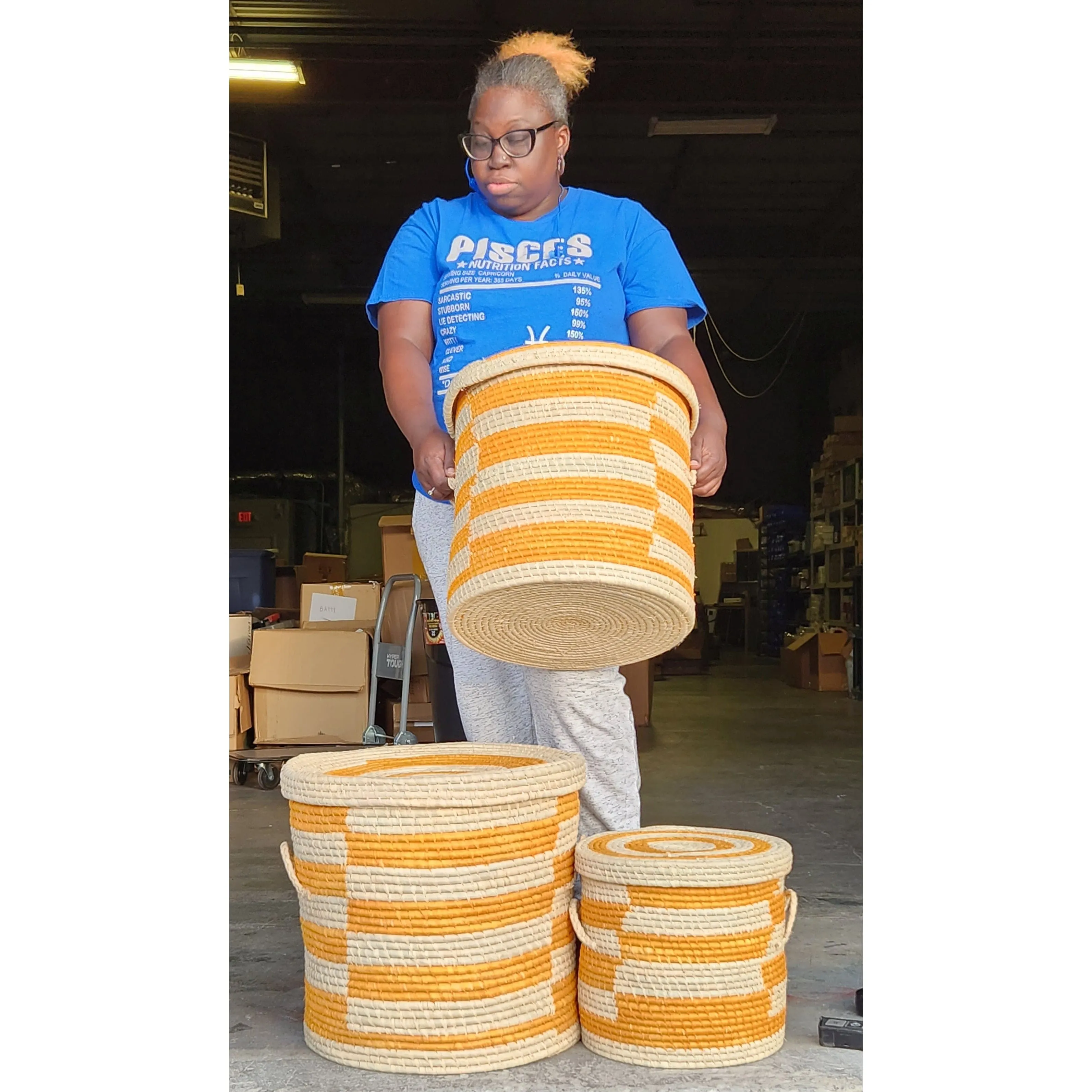 Aintsoa Madagascar African Basket