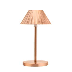 Aruba LED Cordless Lamp 23cm - Brushed Copper - Pack 6