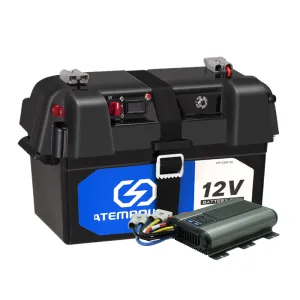 Atem Power 12V 40A DC to DC Battery Charger MPPT Dual Battery System with Battery Box