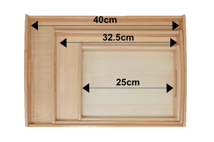 Beechwood Tray with Handles
