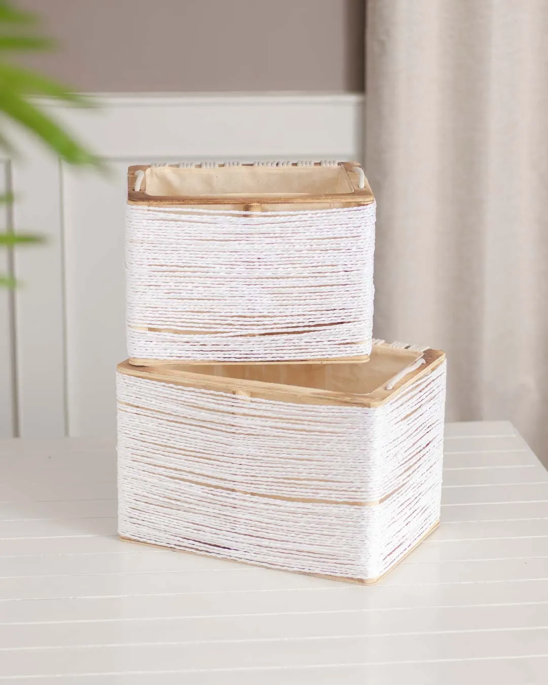 'Boho Chic' Storage Baskets - Set of 2