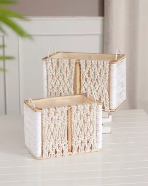 'Boho Chic' Storage Baskets - Set of 2