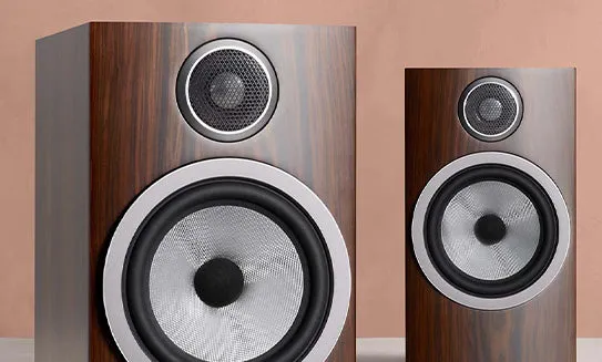 Bowers & Wilkins 706 S3 2-Way Stand Mount Bookshelf Loudspeakers - Pair