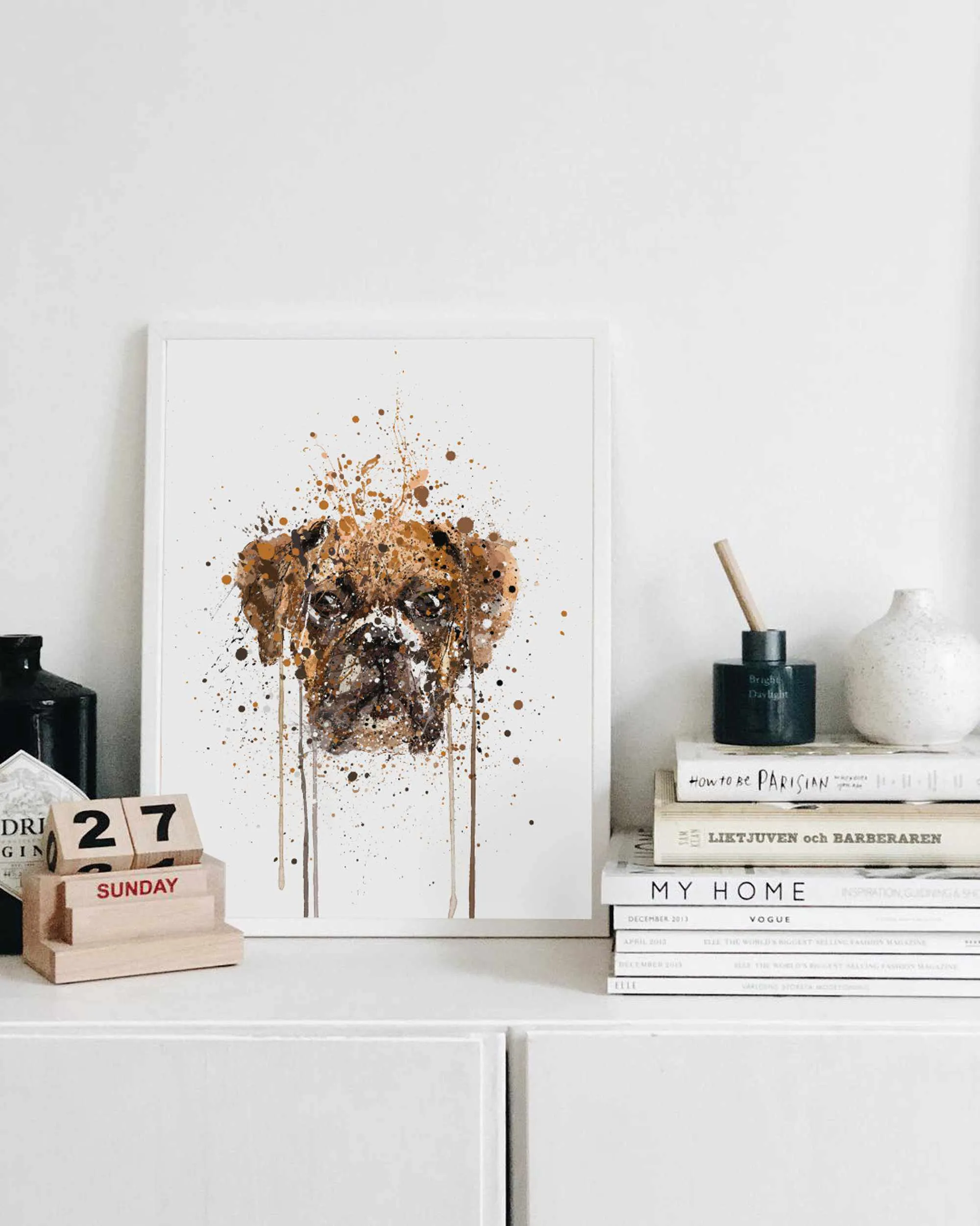 Boxer Wall Art Print
