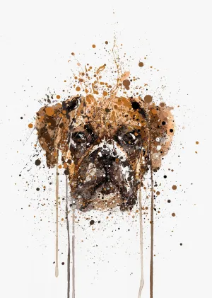 Boxer Wall Art Print