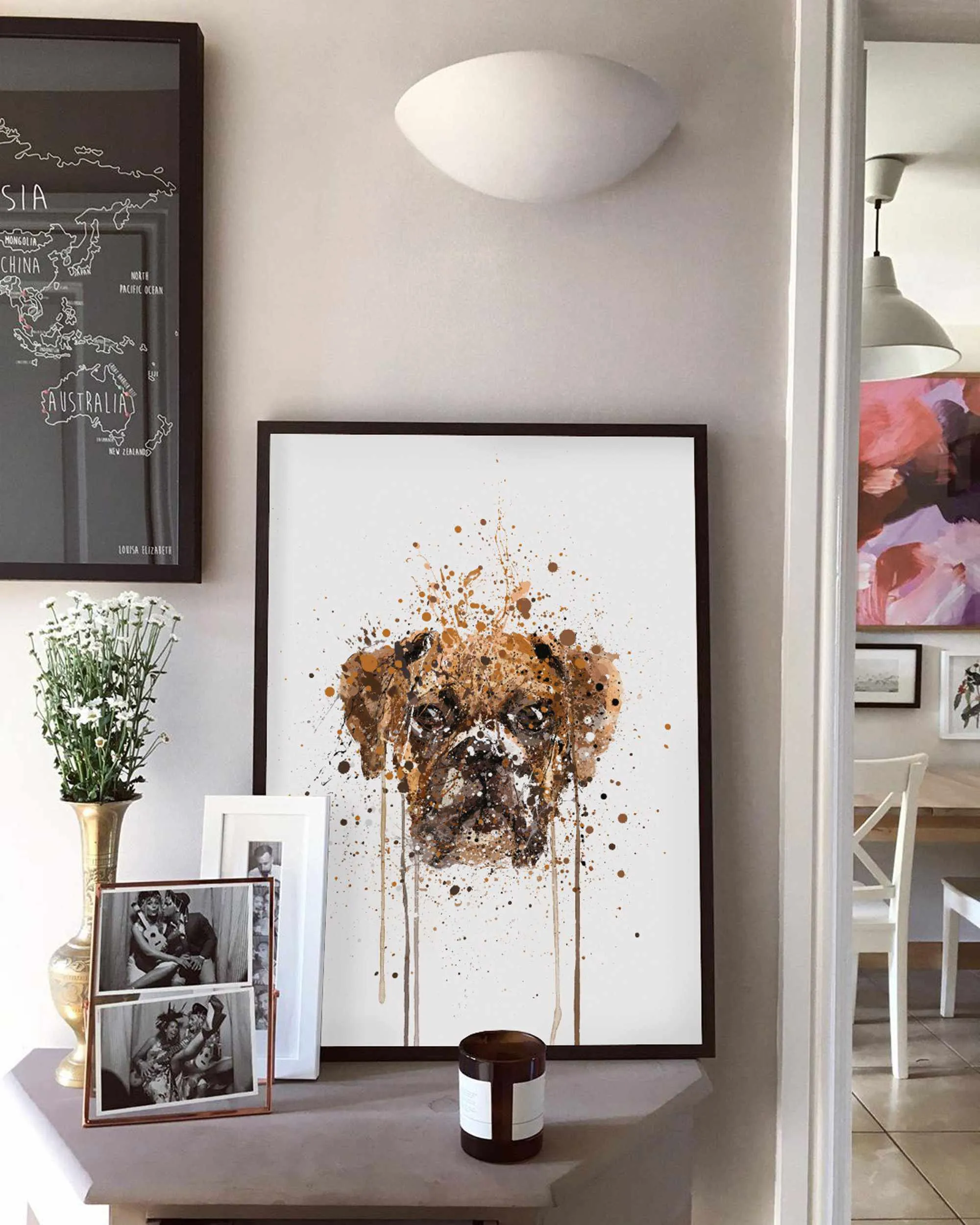 Boxer Wall Art Print