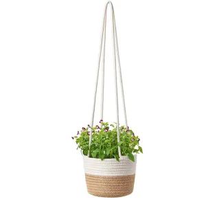 Bulk Hanging Planter Basket Jute Rope Woven Plant Hangers Wholesale