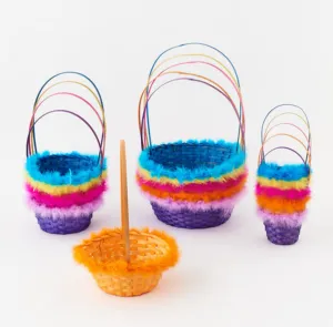 Colorful Bamboo Baskets