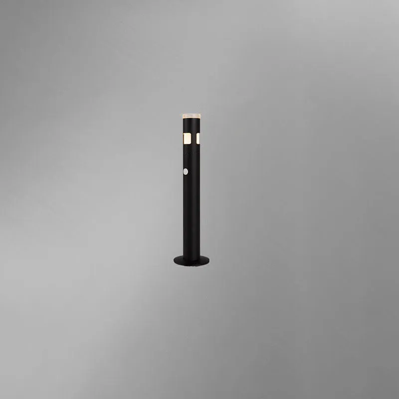 Creative Cylinder Vase Aluminum Acrylic LED Decorative Table Lamp