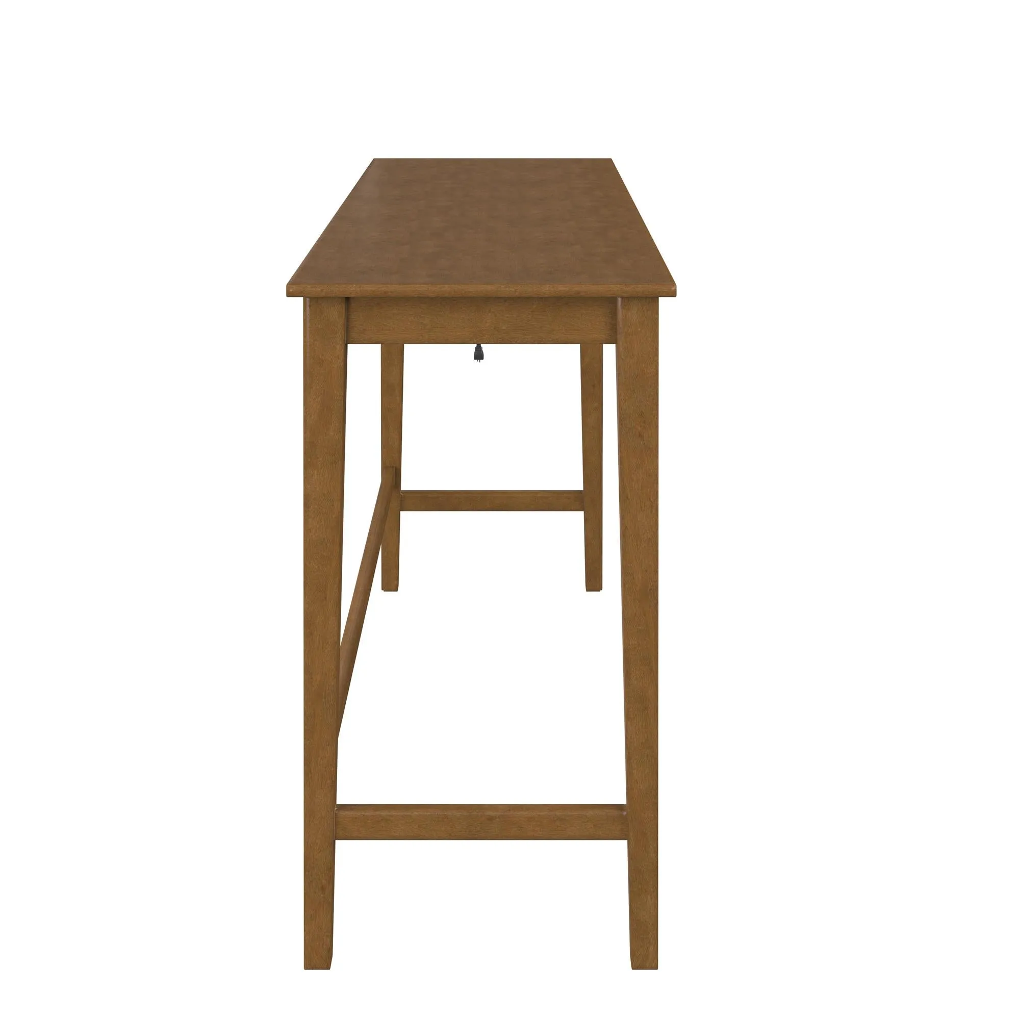 Dallon Sofa Table with 3 Stools and USB Charger