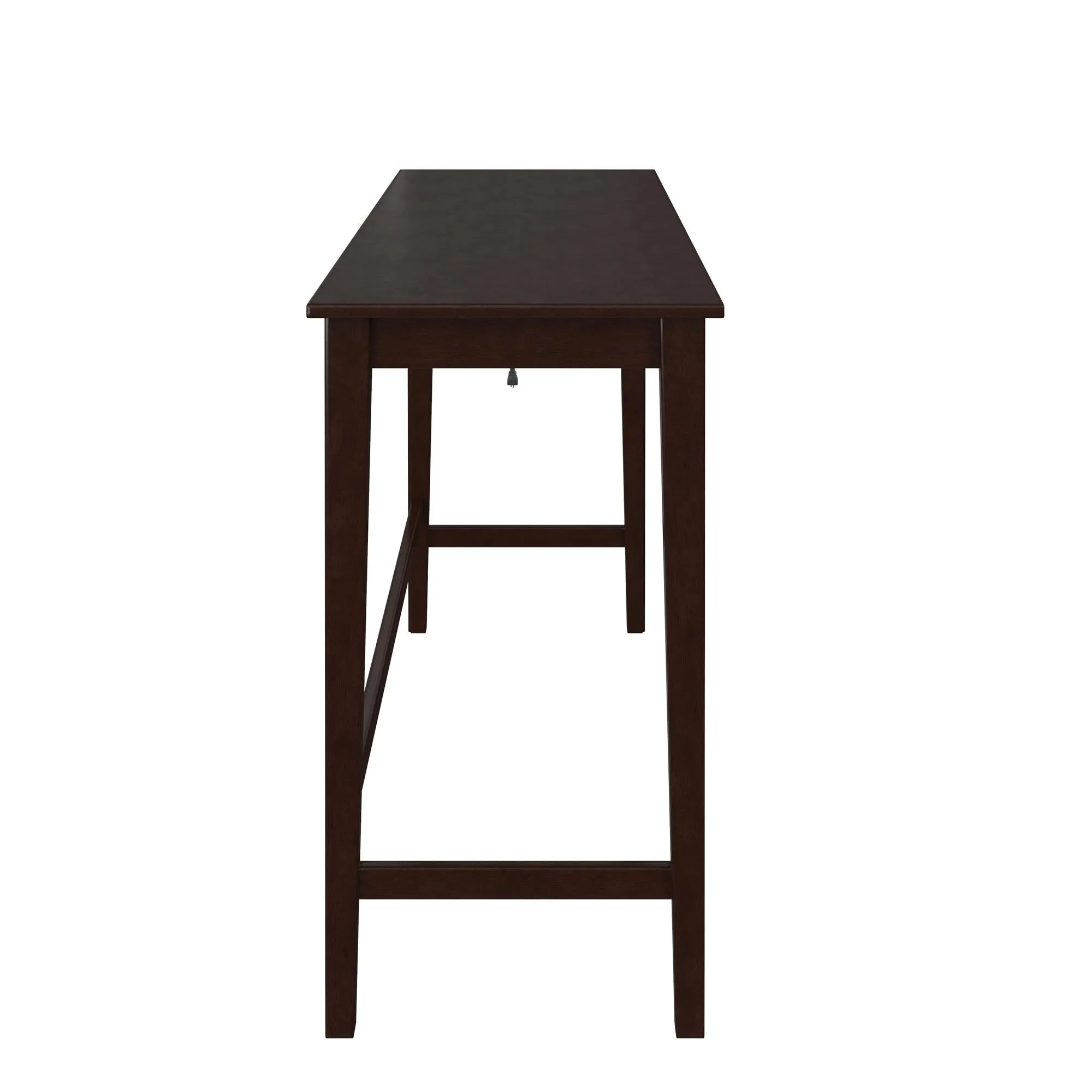 Dallon Sofa Table with 3 Stools and USB Charger