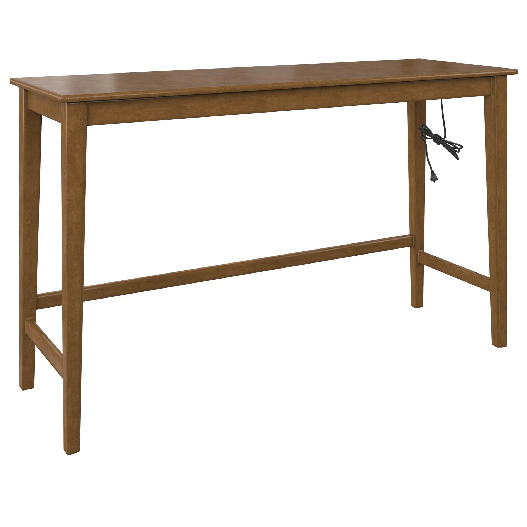 Dallon Sofa Table with 3 Stools and USB Charger