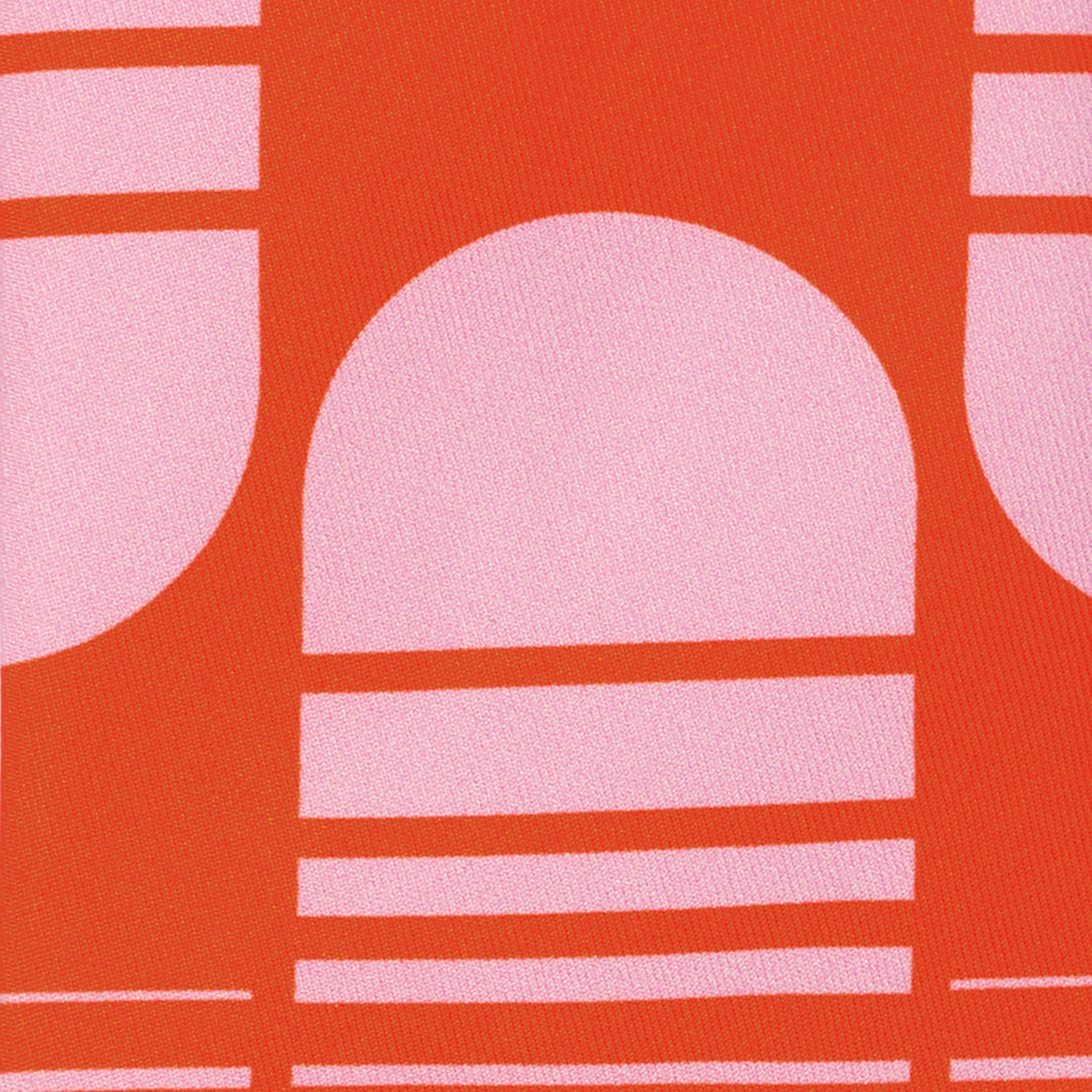 Elizabeth Olwen x Tie Bar Semi Stripe Orange Tie