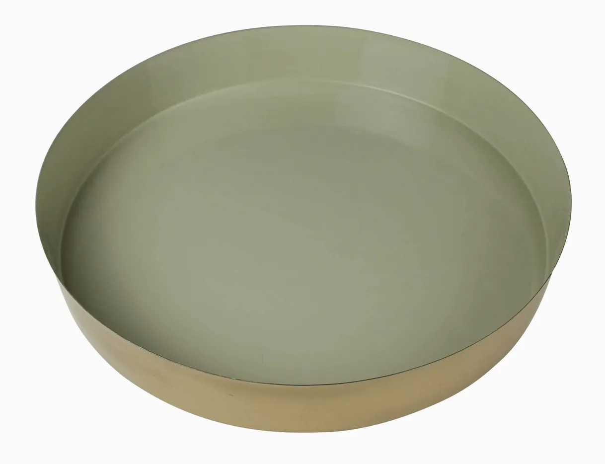 Enamel Trays - Set of 3 - Putty