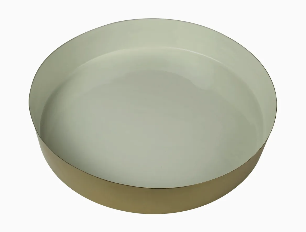 Enamel Trays - Set of 3 - Putty