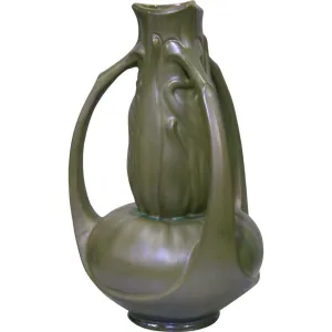 Exceptional Art Nouveau Iridescent Vase by Catteau