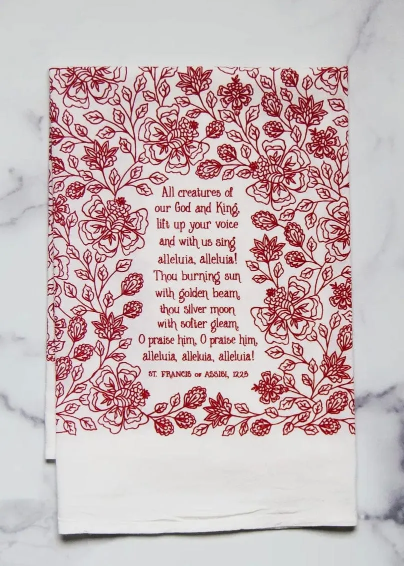 Favorite Hymn Tea Towel