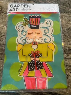 Funky Nutcracker Garden Flag