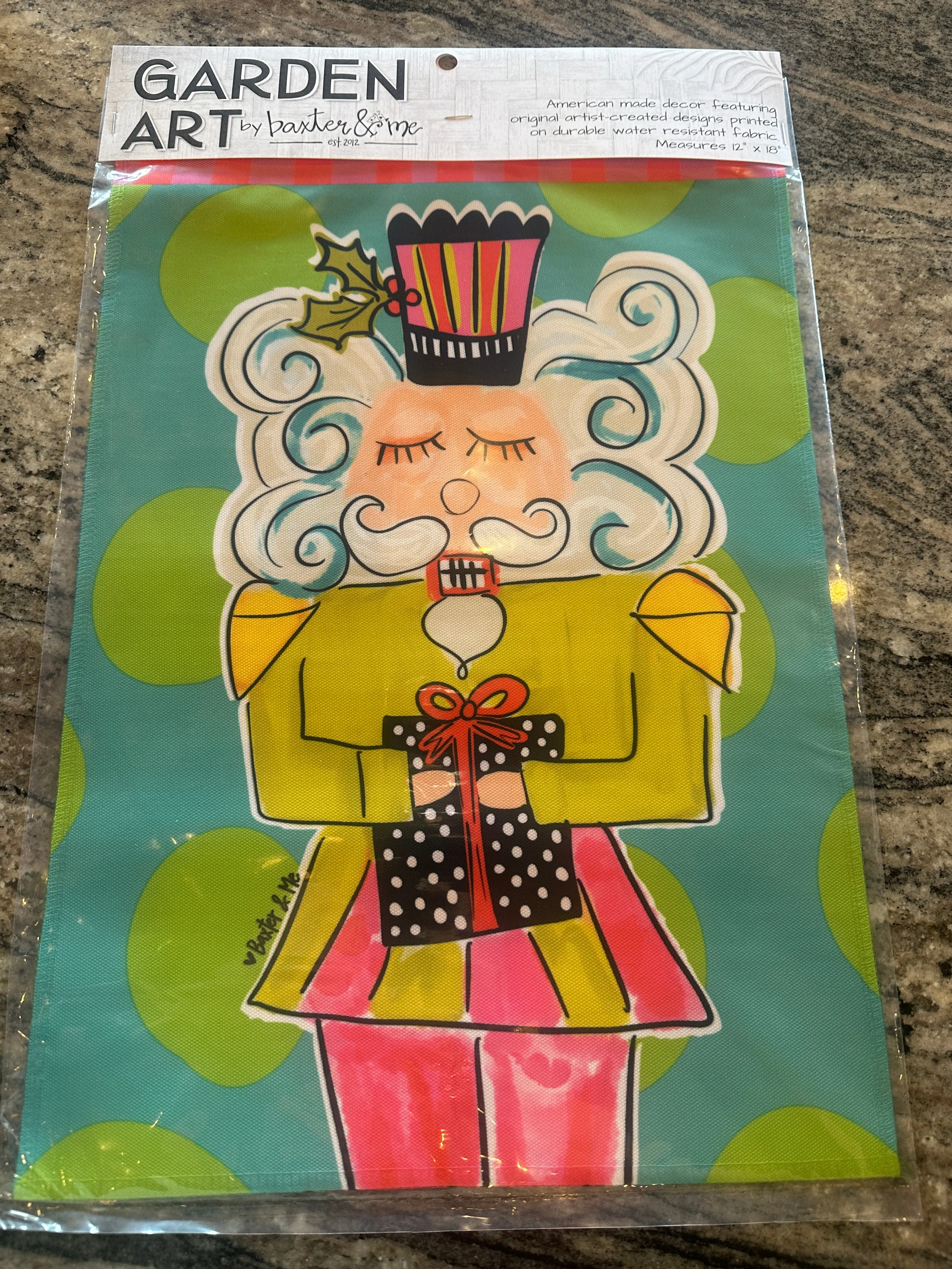 Funky Nutcracker Garden Flag