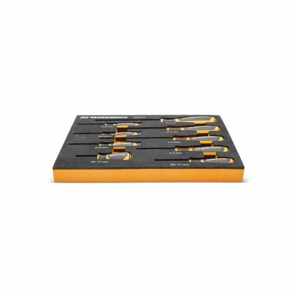 Gearwrench GWMSSCRPH 9 Piece Phillips® Dual Material Screwdriver Set in Foam Storage Tray