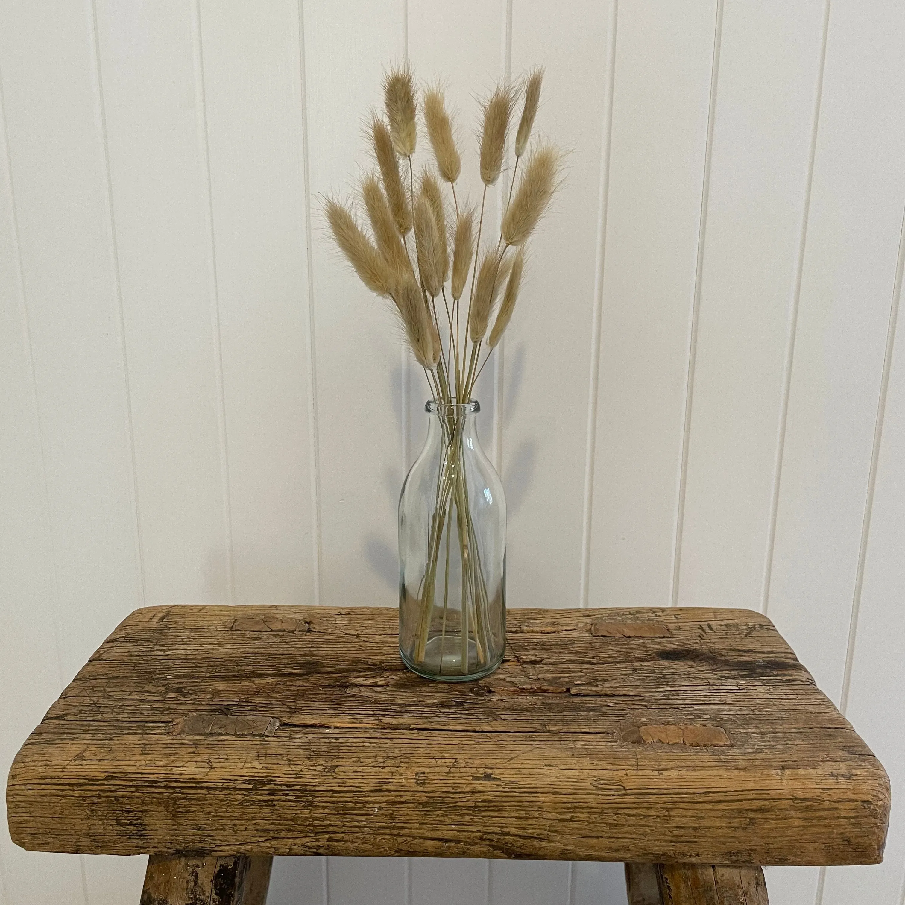 Glass Milk Bottle 200mL Clear (5.7x14.5cmH) Clear