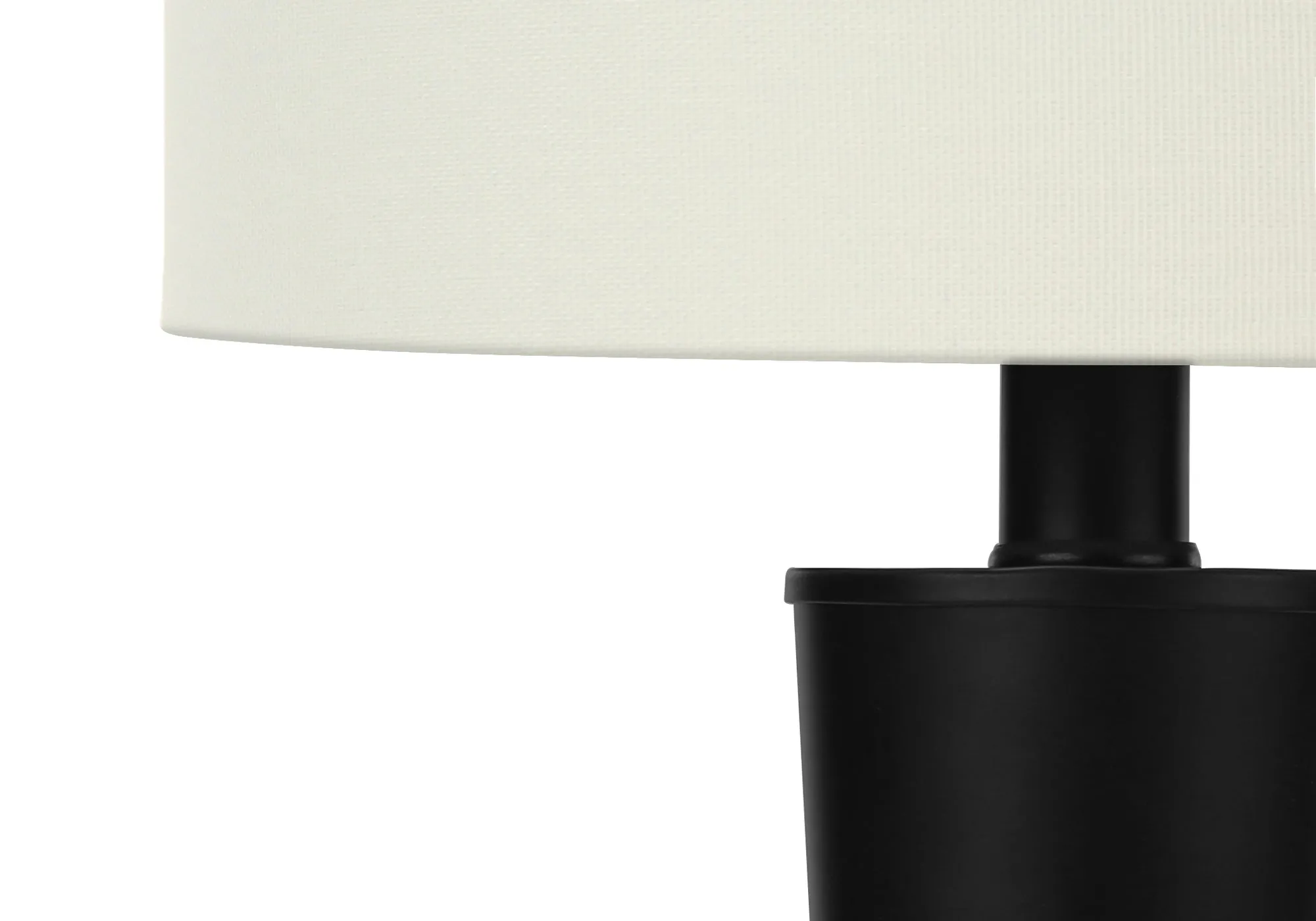 GlowMax Duo: Modern Black Metal Table Lamps with USB Port - Set of 2, 24"H