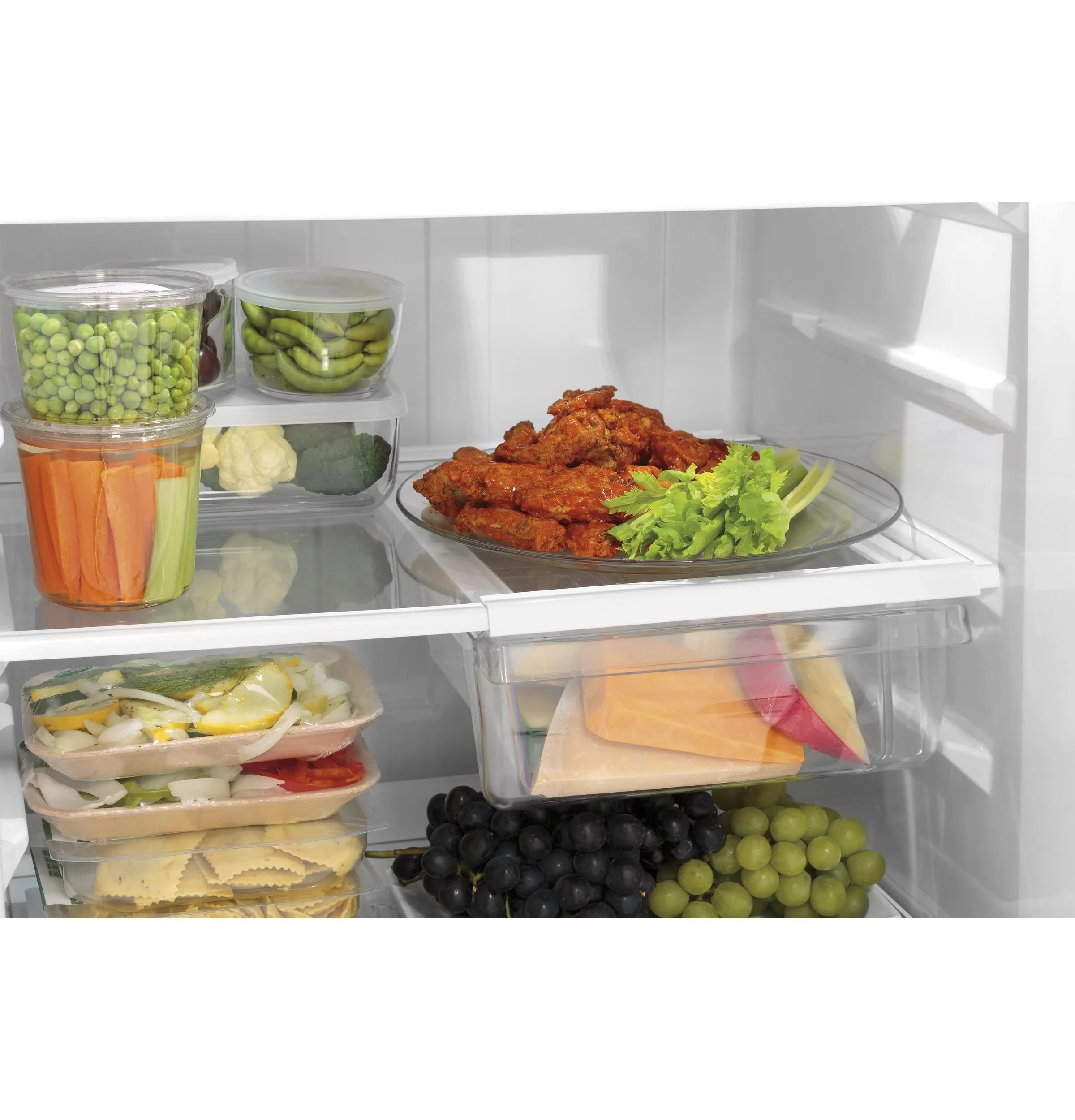 GTE18DTNRWW GE® ENERGY STAR® 17.5 Cu. Ft. Top-Freezer Refrigerator
