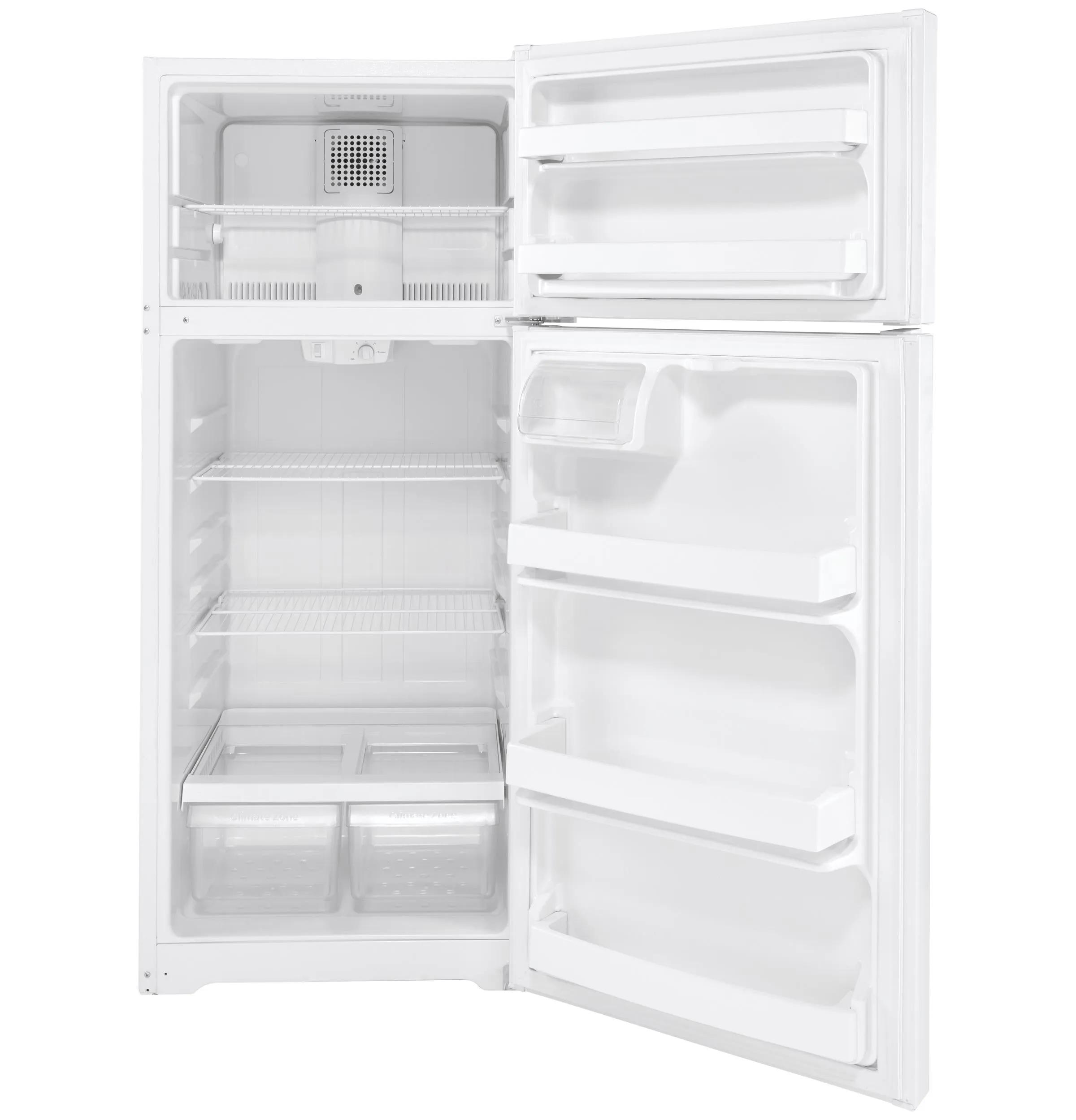 GTE18DTNRWW GE® ENERGY STAR® 17.5 Cu. Ft. Top-Freezer Refrigerator