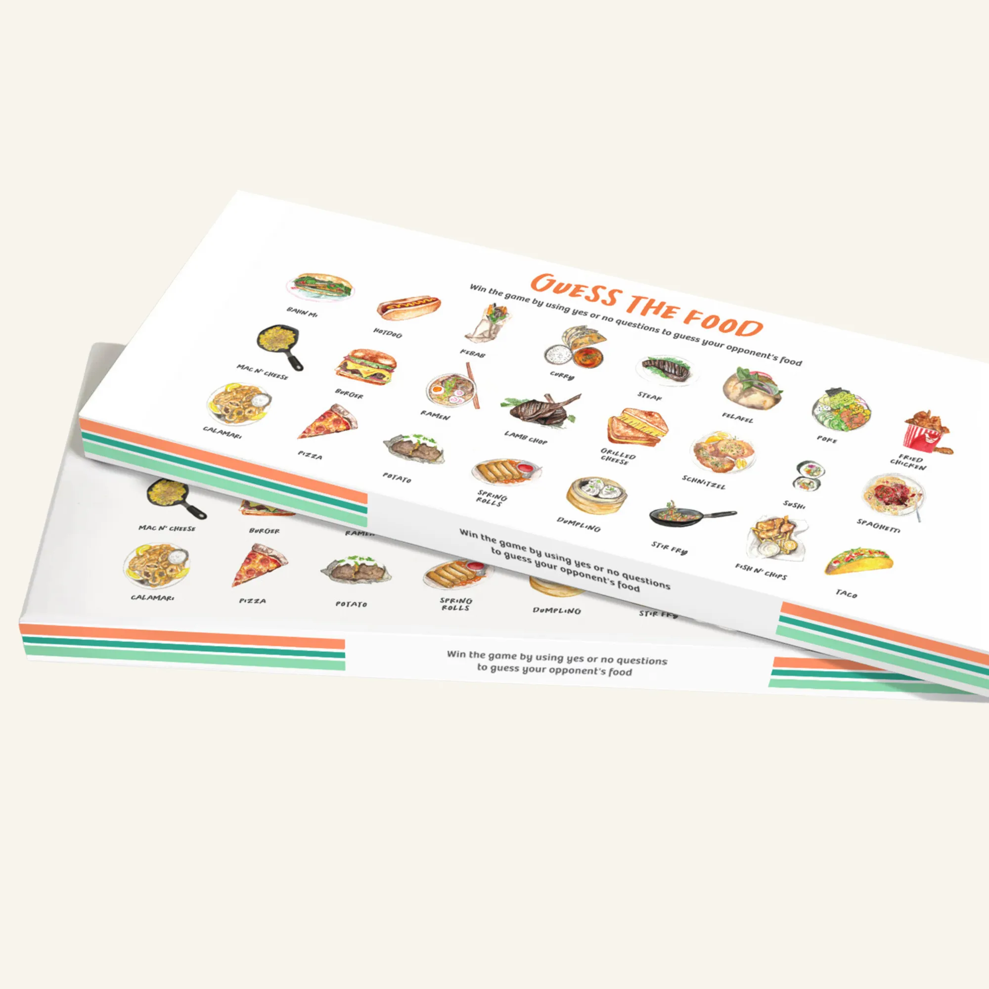Guess the Food Card Game