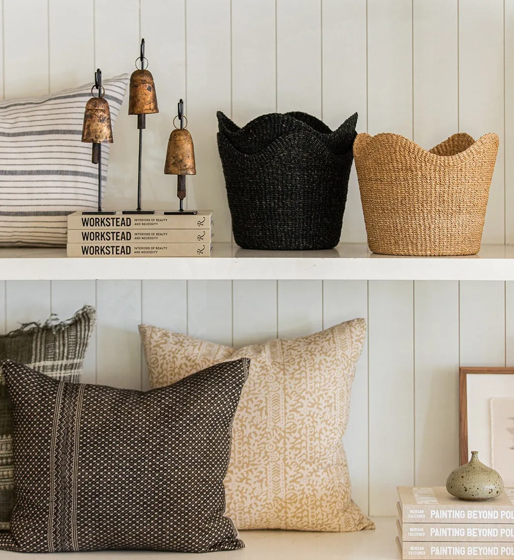 Handwoven Scallop Basket