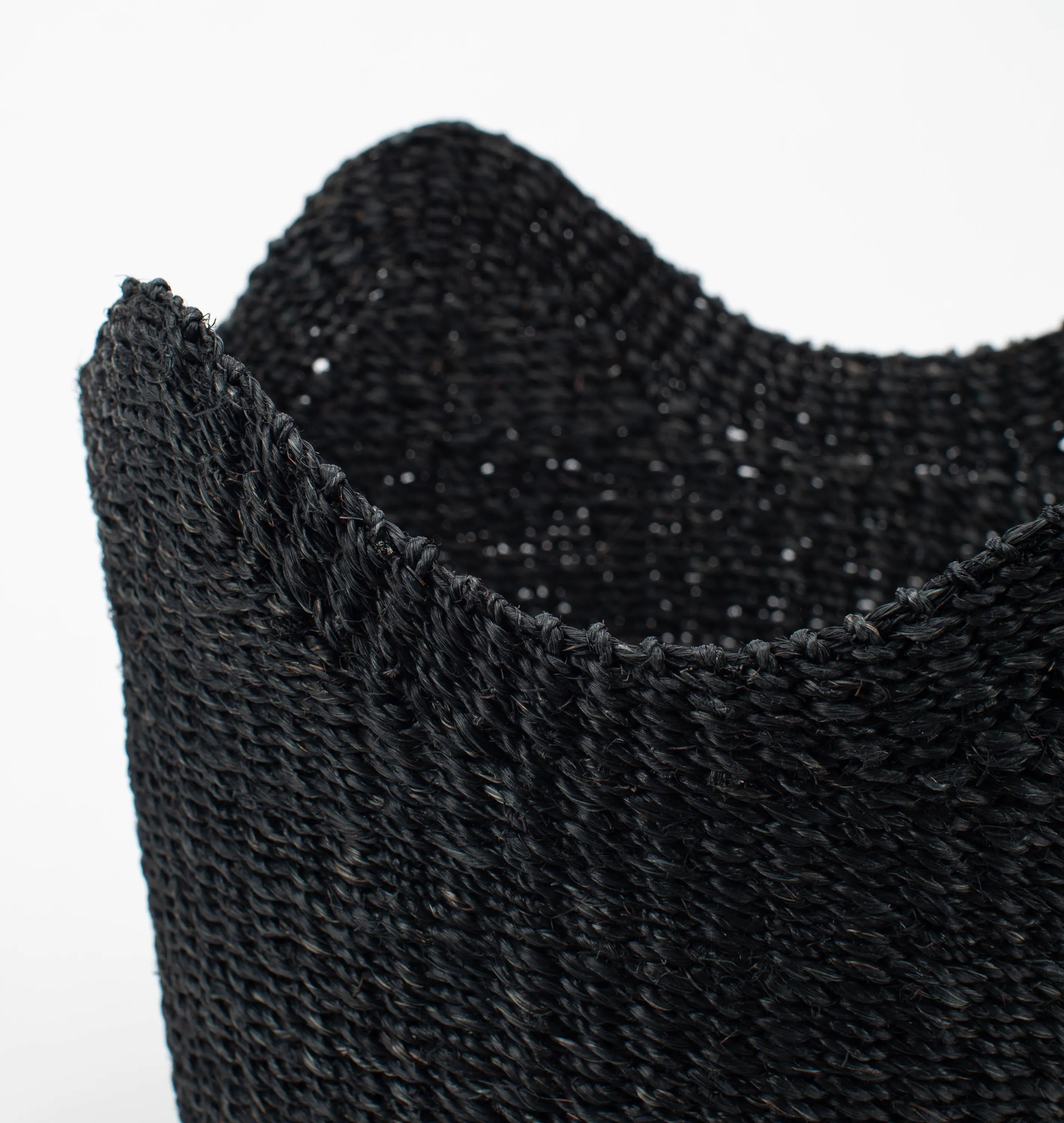 Handwoven Scallop Basket