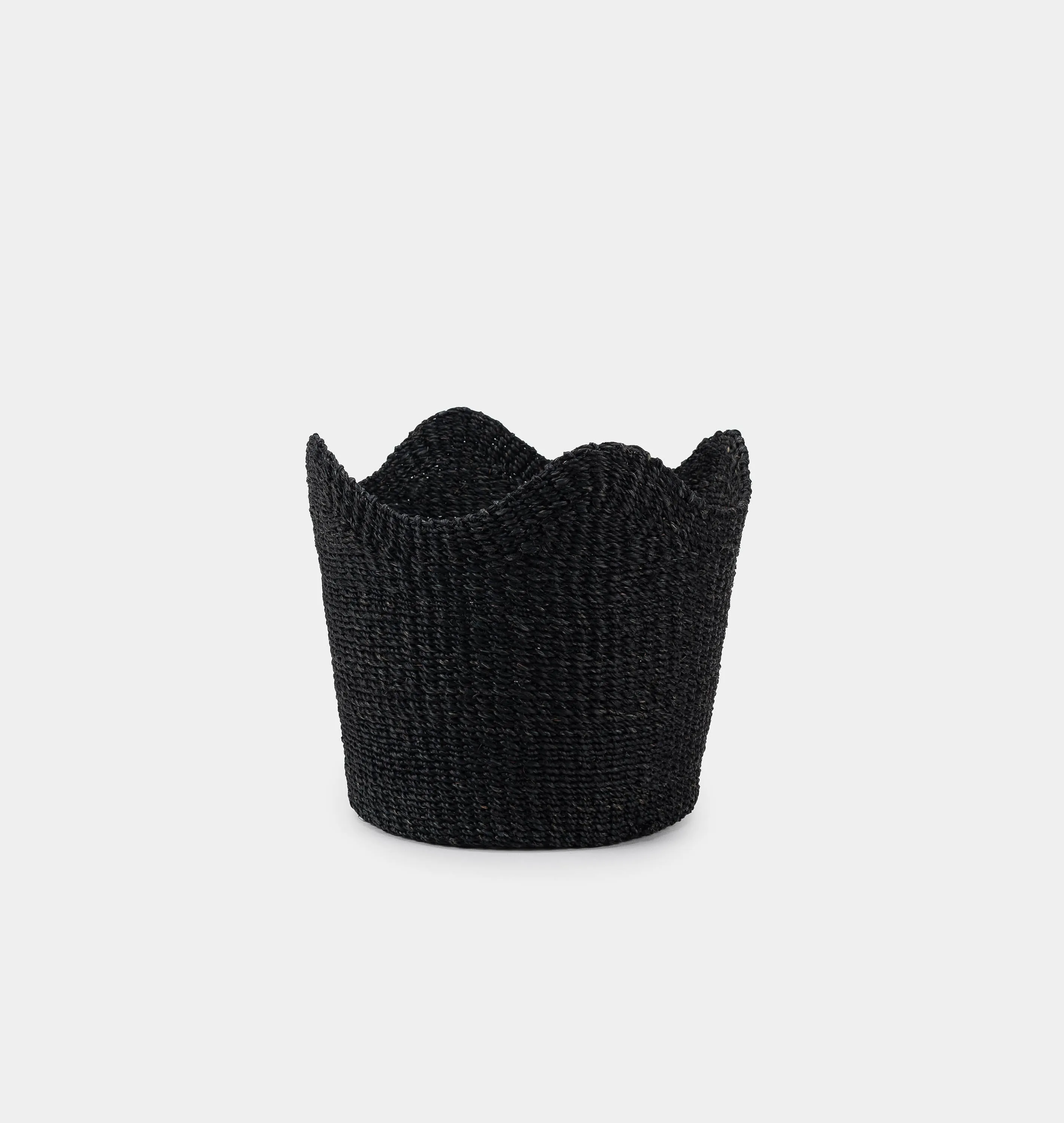 Handwoven Scallop Basket