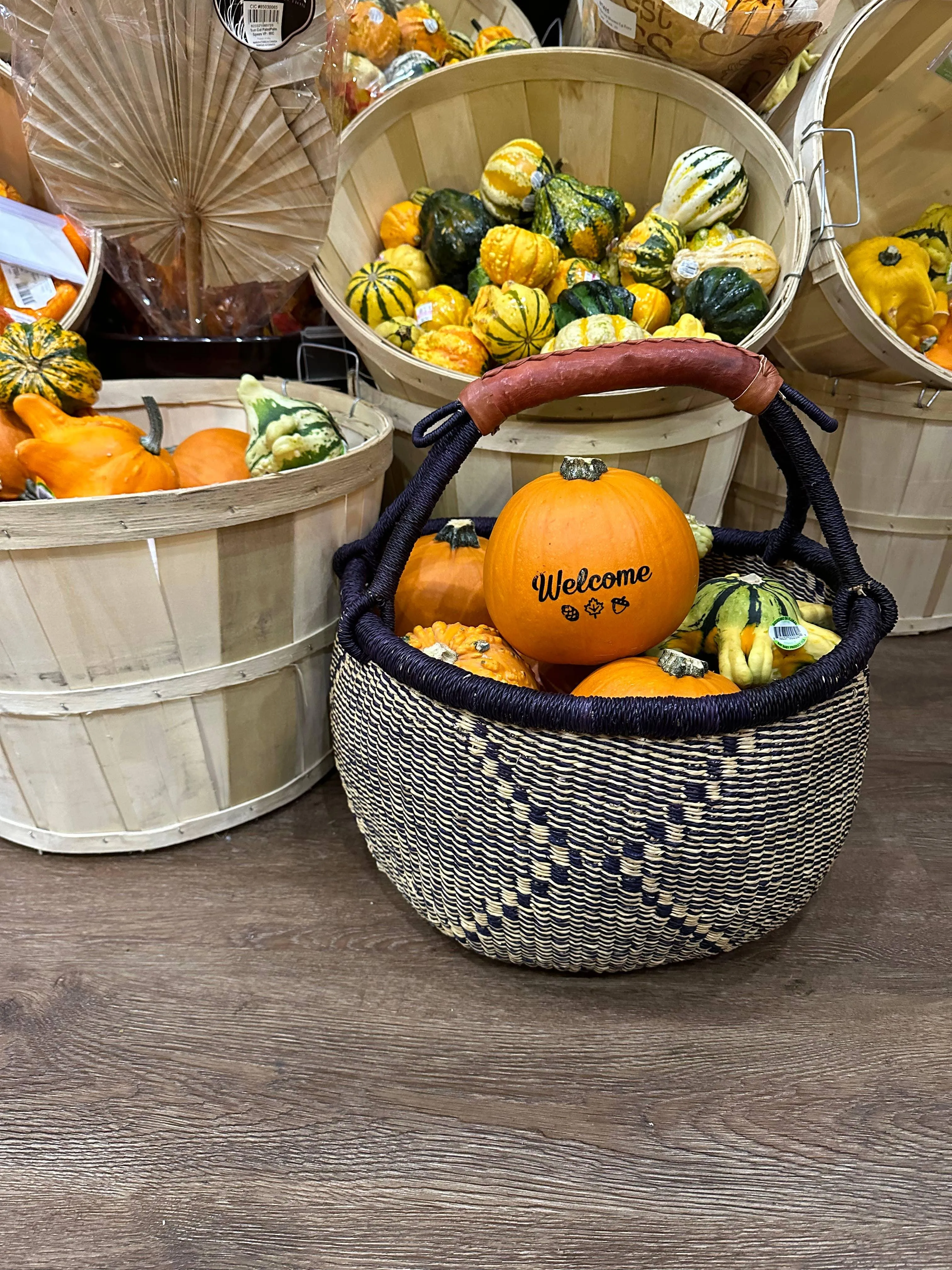Harvest Basket - Blue Diamond