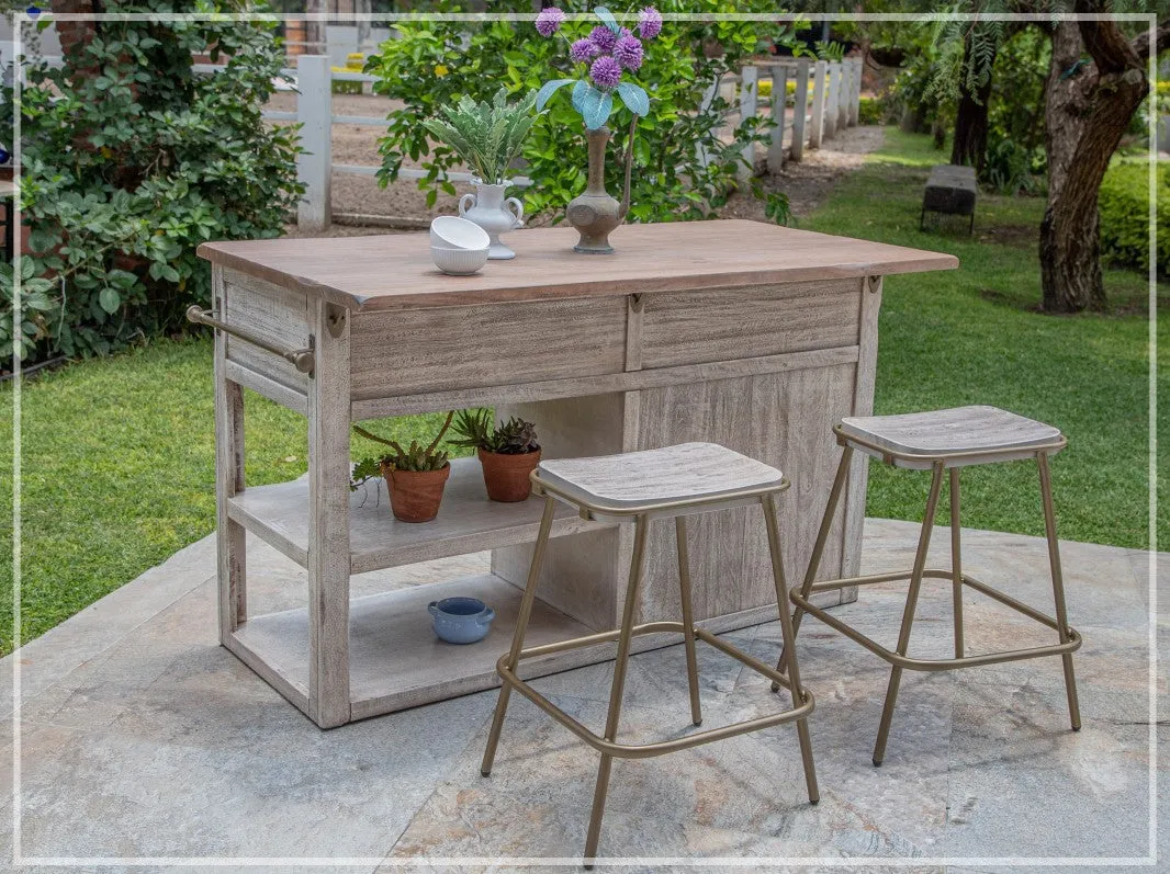 Horizon Soild Wood Kitchen Island