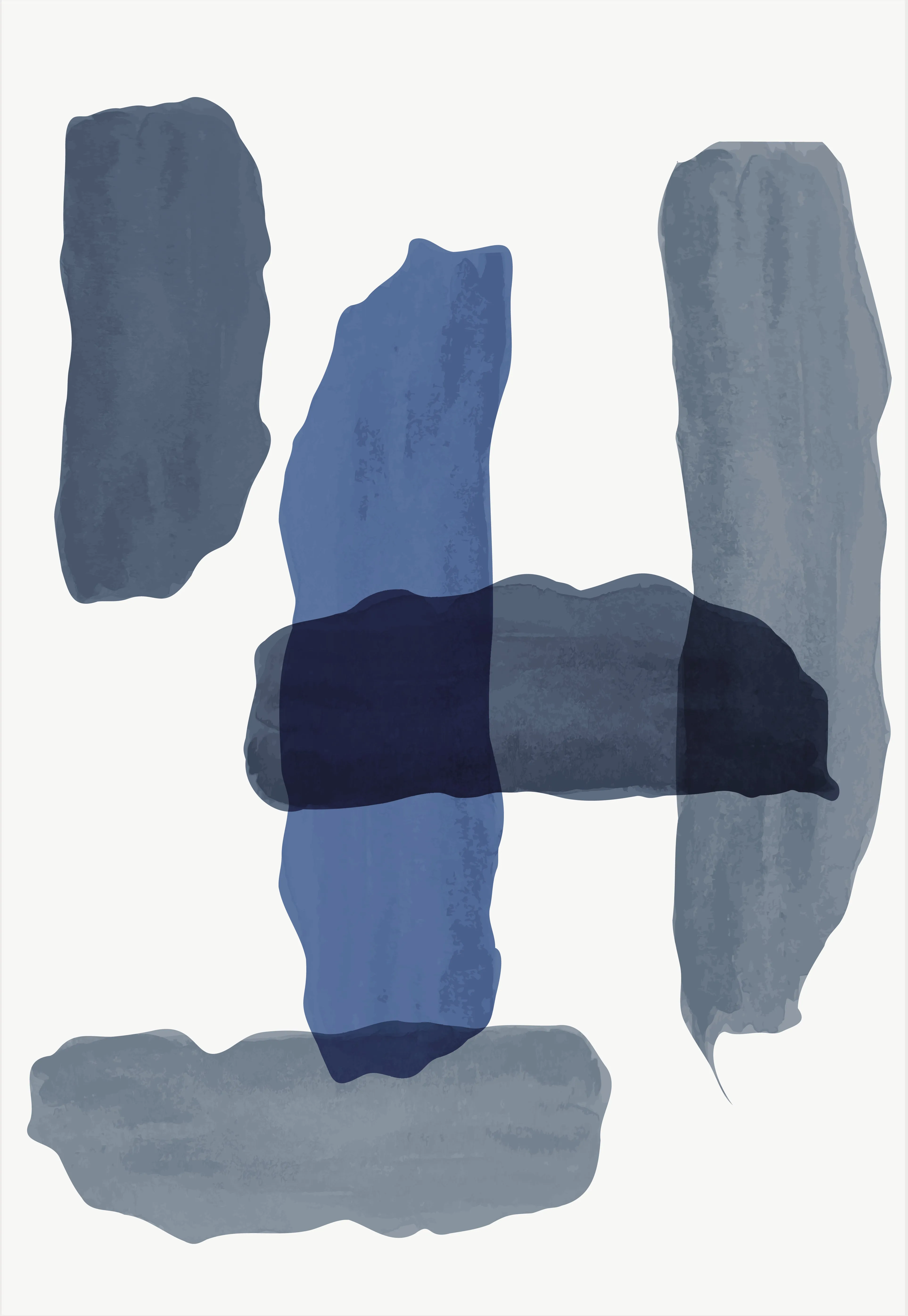 Hues of Blue 4 Custom Art