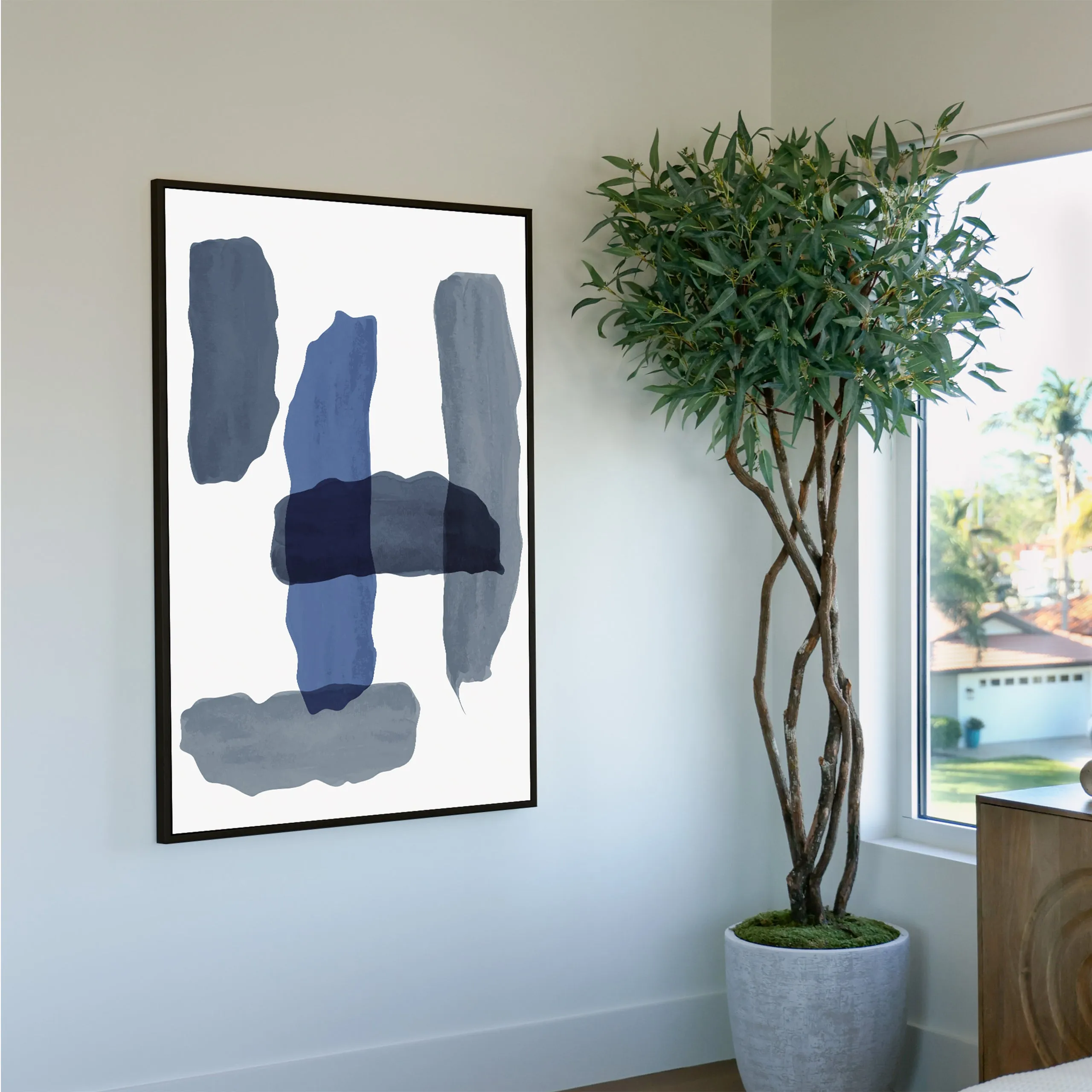 Hues of Blue 4 Custom Art