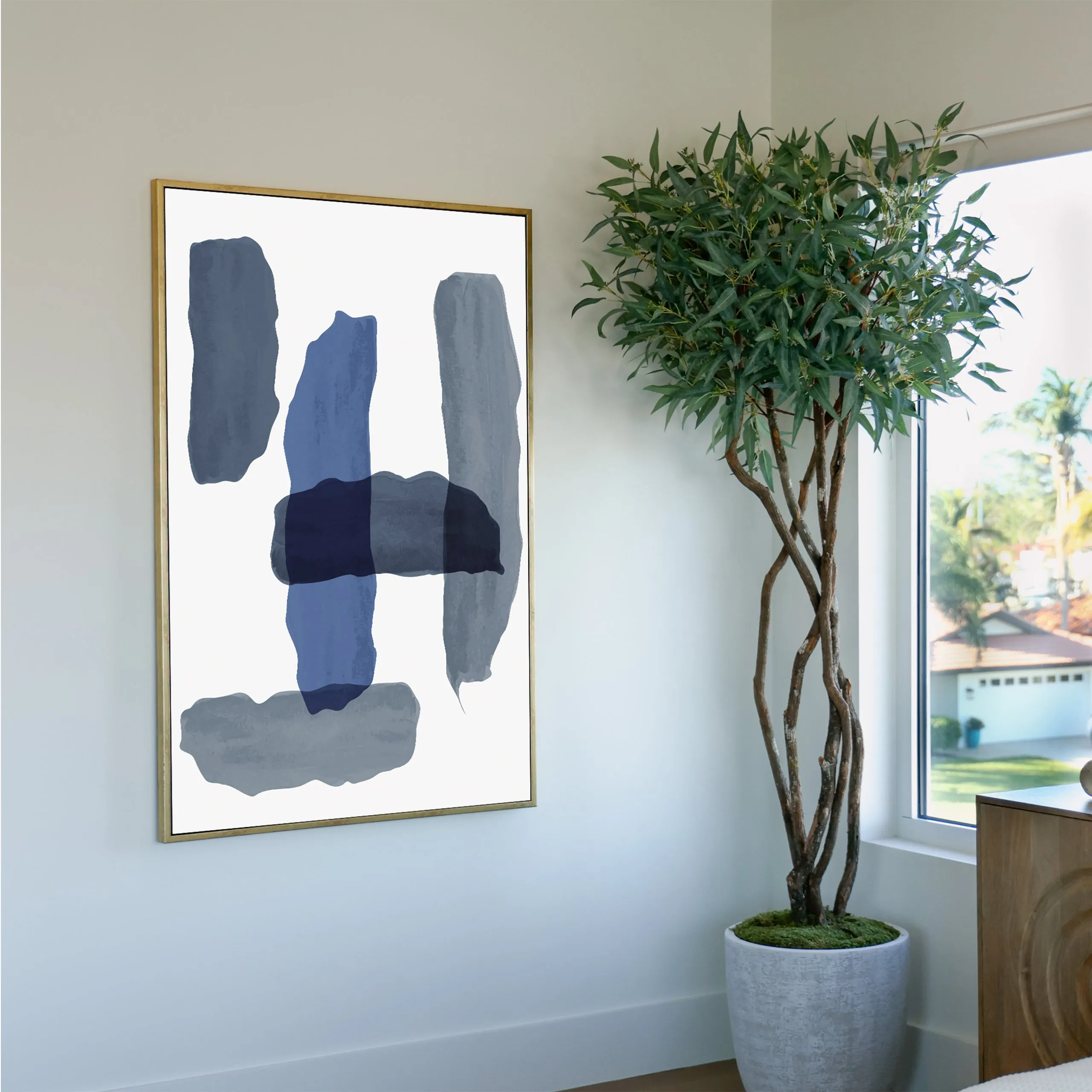 Hues of Blue 4 Custom Art