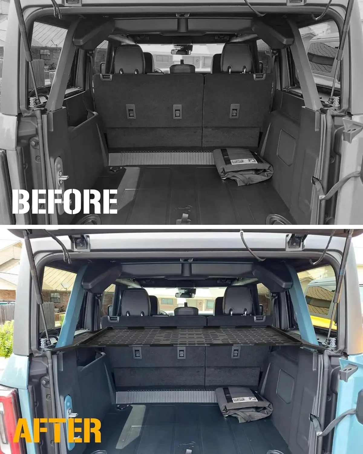Interior Rear Cargo Basket Rack for Ford Bronco