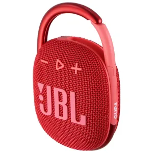 JBL Clip 4 Portable Mini Bluetooth IP67 Waterproof Speaker - Red