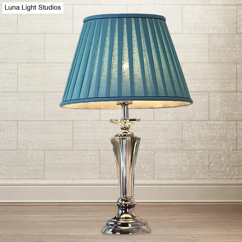 Justine - Blue/White Table Lamp