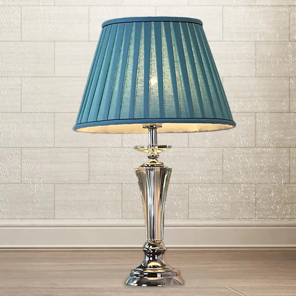 Justine - Blue/White Table Lamp