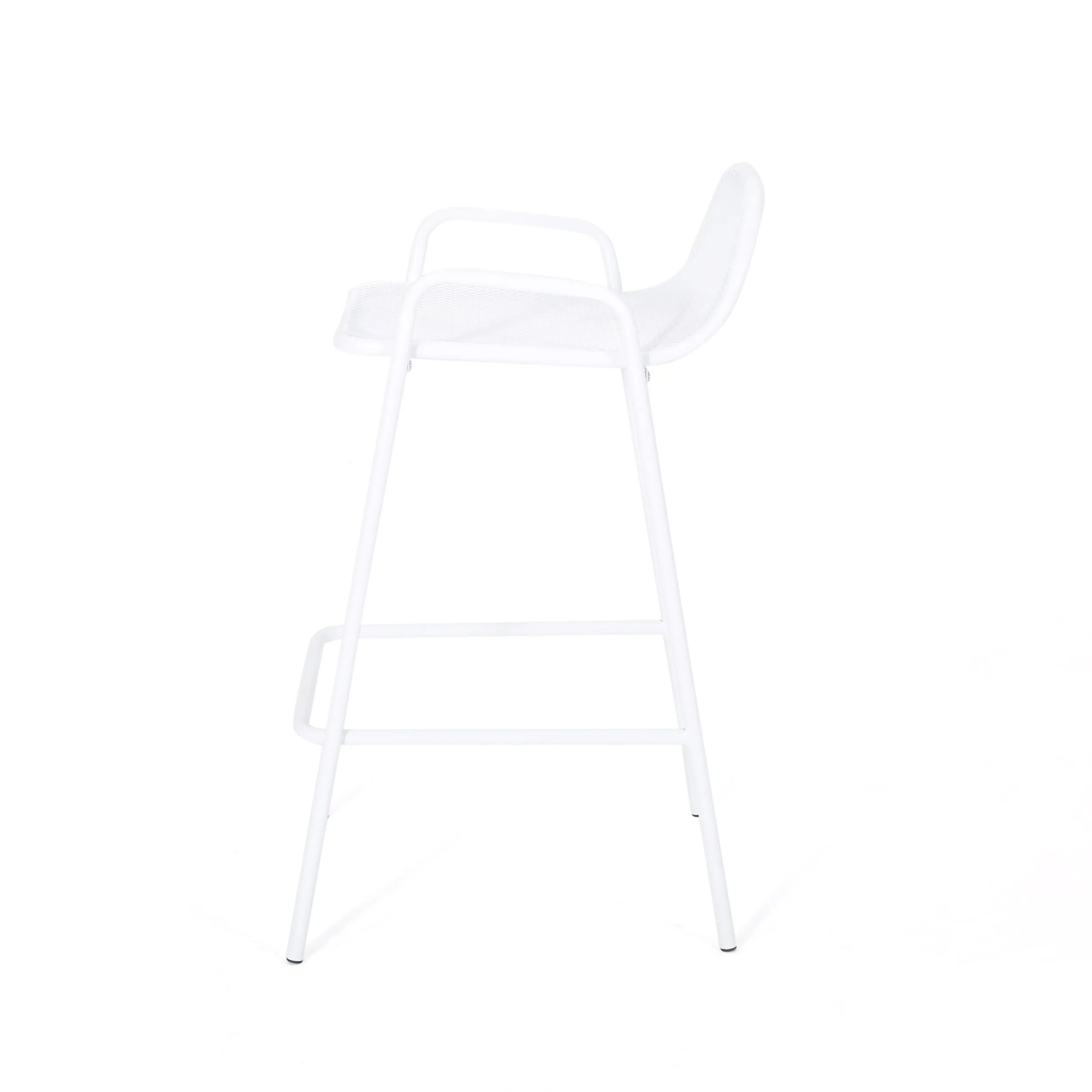 Linda Modern Iron Barstool (Set of 4)