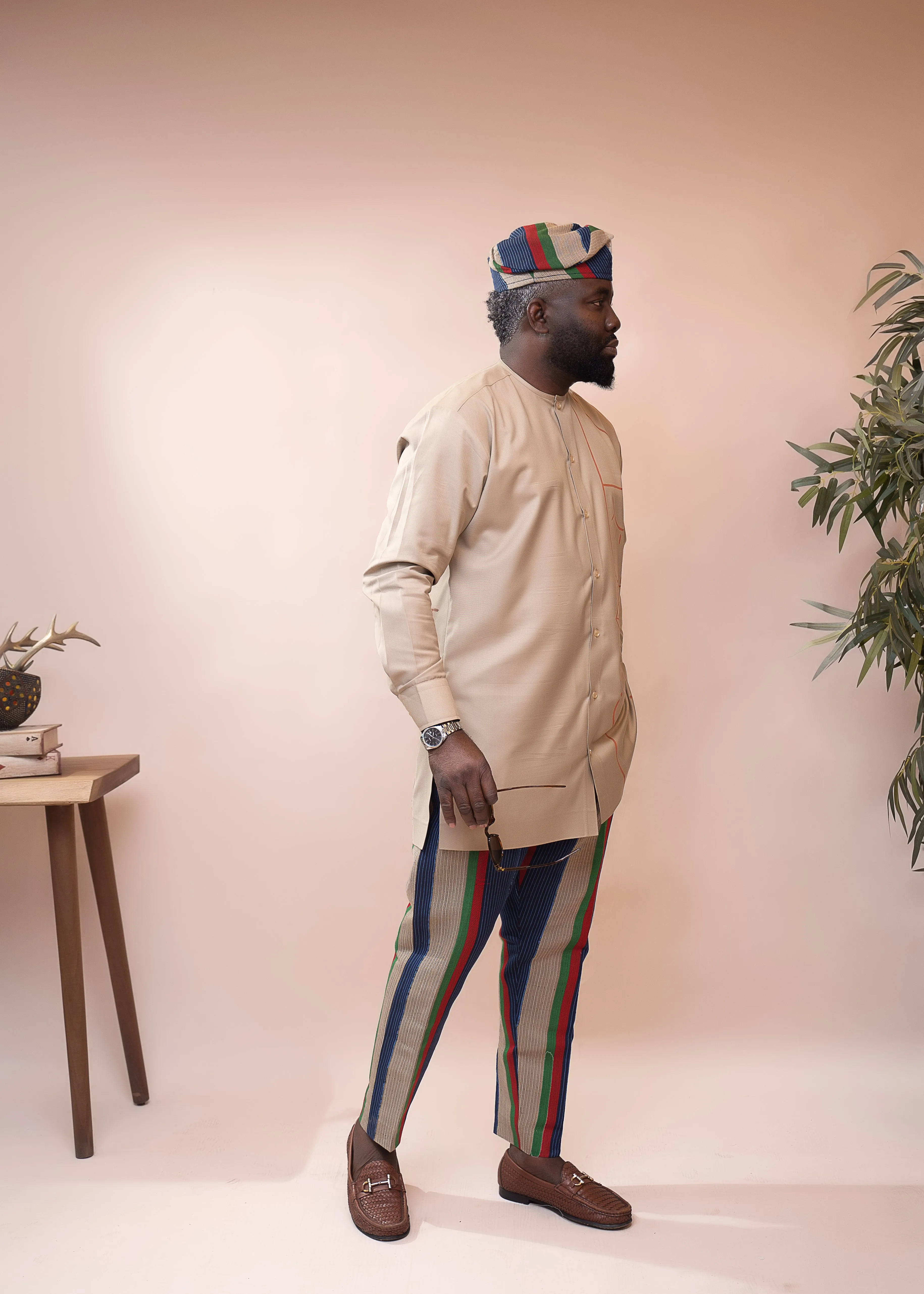 Line Art Kaftan and Pant