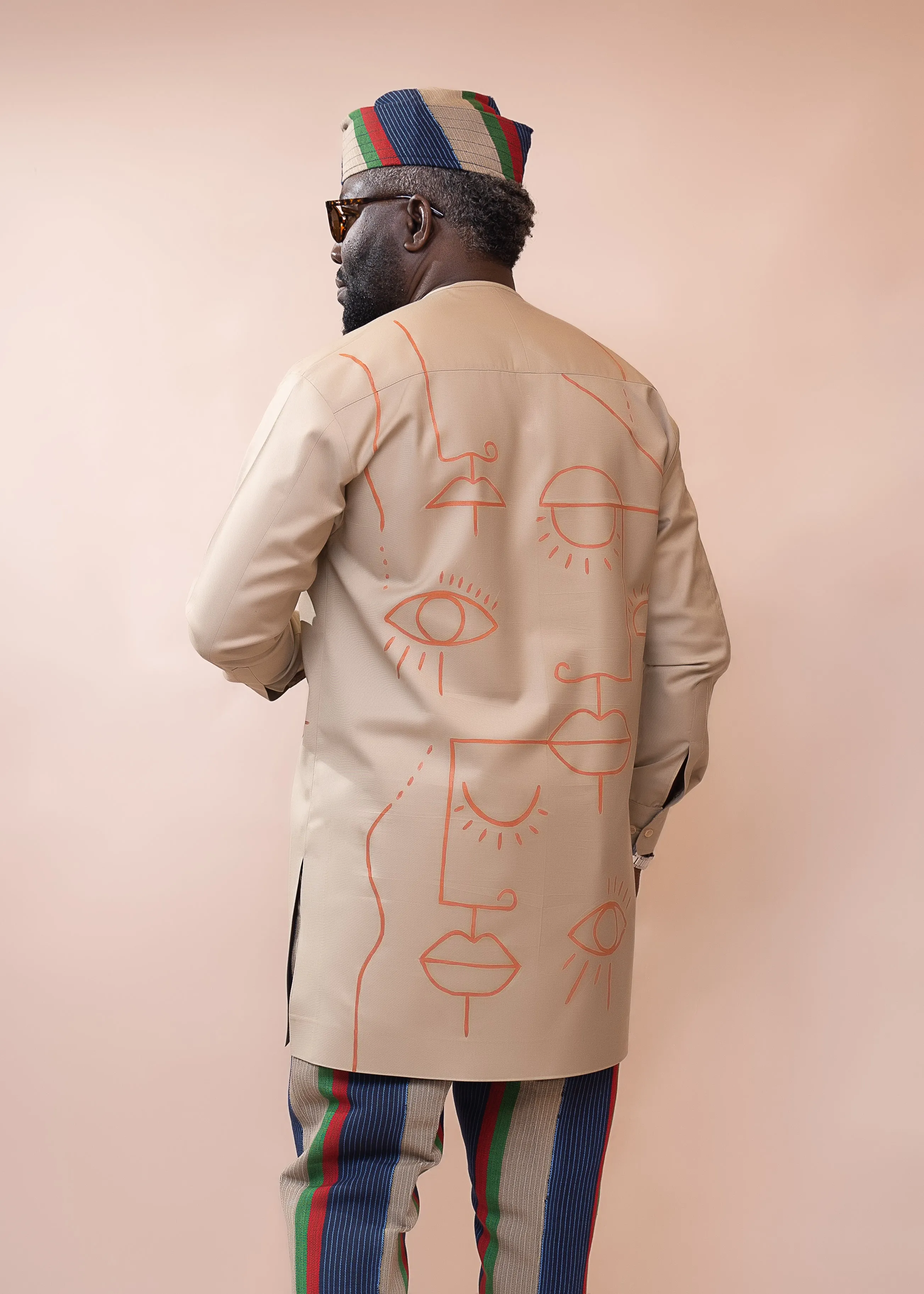 Line Art Kaftan and Pant