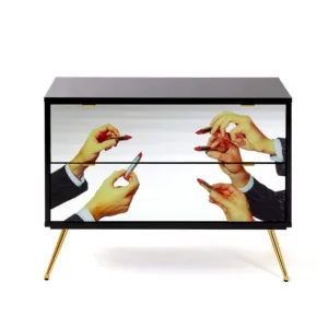LIPSTICKS cabinet with 2 drawers
